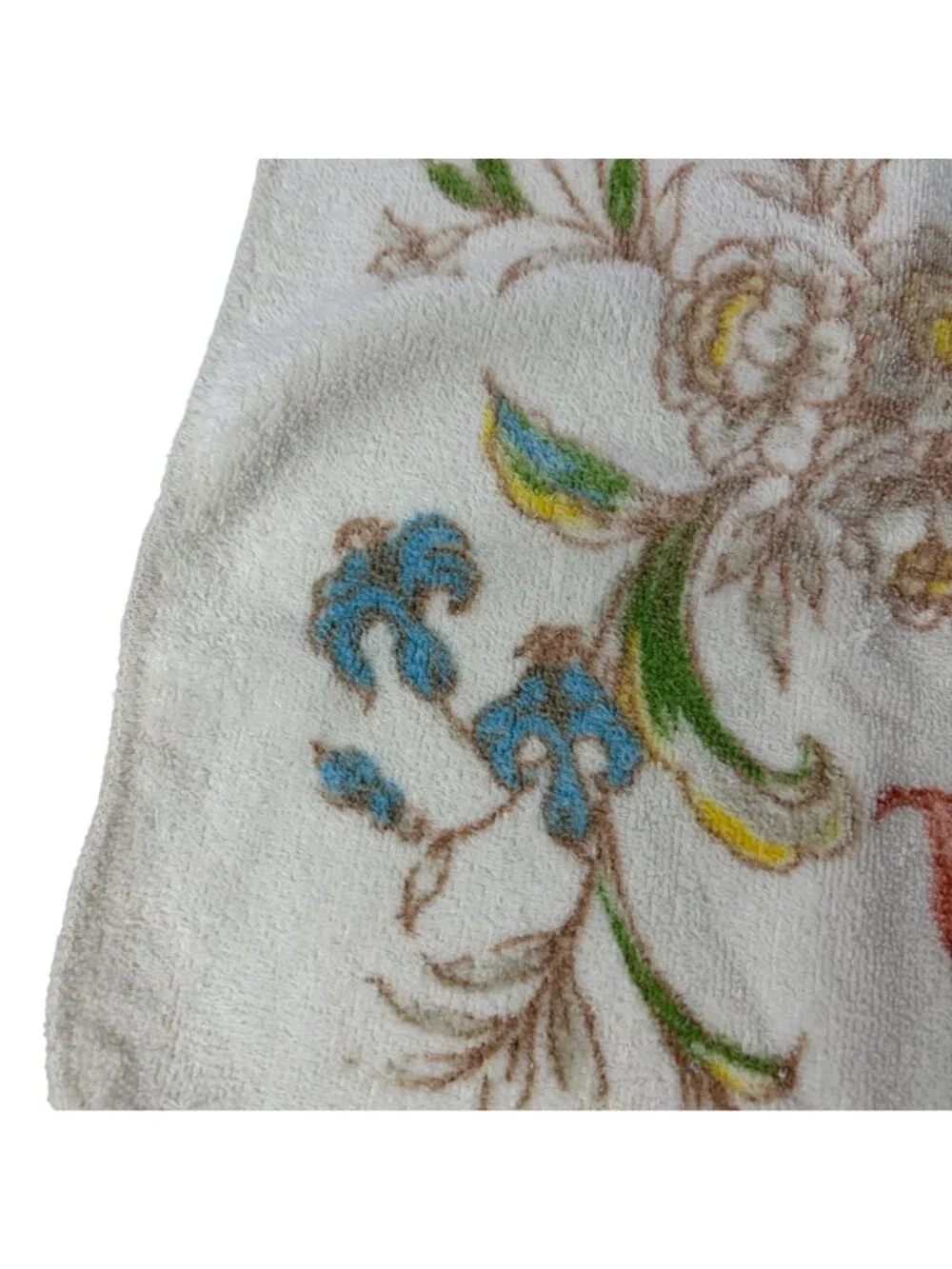 Vintage Springmaid Washcloths Set of 2 Floral Bath Towels Retro Cottagecore